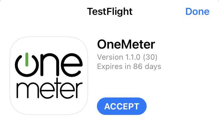 onemeter-testflight-invitation