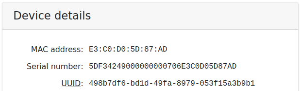 device-identification