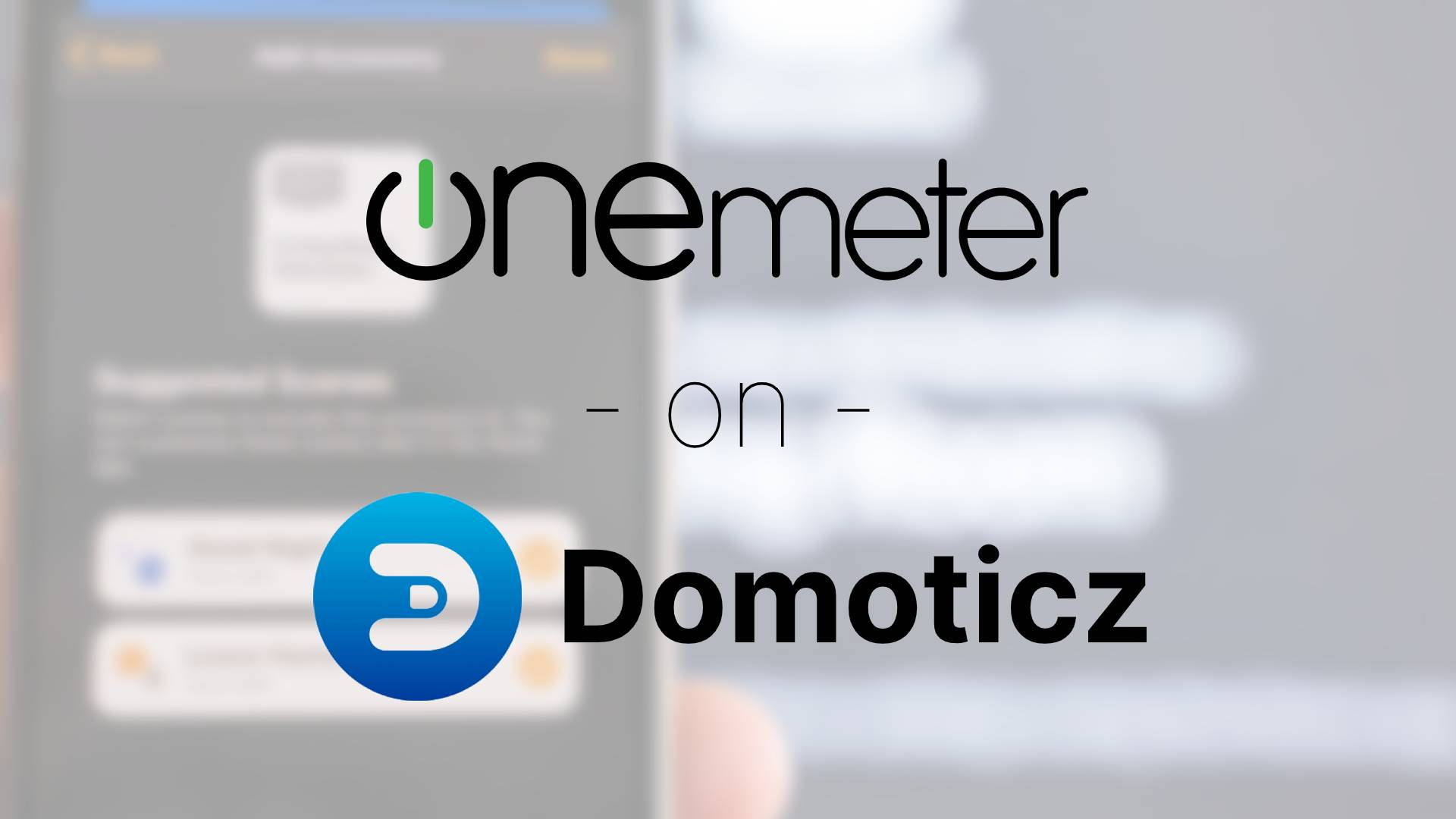 Jak z pomocą OneMeter pobierać dane o zużywanej energii elektrycznej do Domoticz